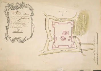 Grundriss der Schanze Anke